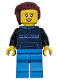 Minifig No: sc114  Name: Ford Mustang Dark Horse Driver