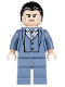 Minifig No: sh0026  Name: Bruce Wayne - Sand Blue Suit