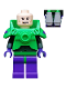 Minifig No: sh0039  Name: Lex Luthor - Battle Armor, Dark Purple Legs