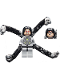 Minifig No: sh0040  Name: Dr. Octopus (Otto Octavius) / Doc Ock - Light Bluish Gray Suit, Mechanical Arms