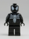 Minifig No: sh0045  Name: Spider-Man in Black Symbiote Costume (Comic-Con 2012 Exclusive)