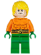 Minifig No: sh0050  Name: Aquaman - Yellow Tousled Hair