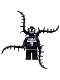 Minifig No: sh0055  Name: Venom - Teeth Together, 4 Back Appendages Spiked