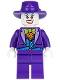 Minifig No: sh0094  Name: The Joker - Medium Azure Vest, Lime Bow Tie, Dark Purple Fedora