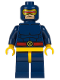 Minifig No: sh0117  Name: Cyclops - Dark Blue Outfit