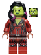 Minifig No: sh0124  Name: Gamora, Dark Red Suit