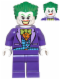 Minifig No: sh0206  Name: The Joker - Medium Azure Vest, Lime Bow Tie, Large Smile / Smirk