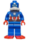 Minifig No: sh0214  Name: Scuba Captain America