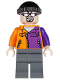 Minifig No: sh022  Name: Two-Face's Henchman, Orange and Purple - Sunglasses
