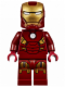 Minifig No: sh0231  Name: Iron Man - Mark 7 Armor, Small Helmet Visor