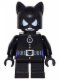 Minifig No: sh0243  Name: Catwoman - Black Suit, Short Legs