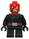 Minifig No: sh0251  Name: Red Skull - Short Legs