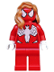 Minifig No: sh0273  Name: Spider-Girl - Red Outfit