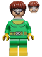 Minifig No: sh0284  Name: Dr. Octopus (Otto Octavius) / Doc Ock - Bright Green Outfit, Neck Bracket