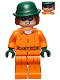 Minifig No: sh0344  Name: The Riddler - Prison Jumpsuit