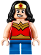 Minifig No: sh0358  Name: Wonder Woman - Gold Tiara, Short Legs