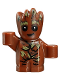 Minifig No: sh0389  Name: Groot - Baby, Reddish Brown