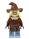 Minifig No: sh0391  Name: Scarecrow, Reddish Brown Floppy Hat