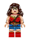 Minifig No: sh0393  Name: Wonder Woman - Red Torso, Blue Skirt