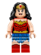 Minifig No: sh0456  Name: Wonder Woman -  Gold Tiara, Blue Skirt