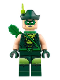 Minifig No: sh0465  Name: Green Arrow - Hat with Feather