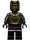 Minifig No: sh0477  Name: Erik Killmonger (Golden Jaguar)