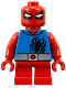 Minifig No: sh0479  Name: Scarlet Spider - Short Legs