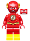 Minifig No: sh0549  Name: The Flash - Gold Outlines on Chest and Yellow Boots