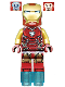 Minifig No: sh0573  Name: Iron Man - Mark 85 Armor, Small Helmet Visor