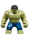 Minifig No: sh0577  Name: Hulk - Giant, Dark Blue Pants