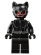 Minifig No: sh0595  Name: Catwoman - Black Suit, Red Goggles