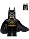 Minifig No: sh0607  Name: Batman - One Piece Cowl and Cape with Complex Bat Logo (1989)