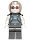 Minifig No: sh0621  Name: Mr. Freeze, Pearl Dark Gray, Neck Bracket with 4 Angled Handles