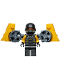 Minifig No: sh0657  Name: AIM Agent - Rocket Wings