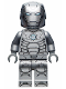 Minifig No: sh0667  Name: Iron Man - Mark 2 Armor, Trans-Clear Head