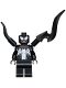 Minifig No: sh0690  Name: Venom - Teeth Parted, 2 Back Appendages Asymmetrical