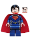 Minifig No: sh077  Name: Superman - Dark Blue Suit