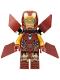 Minifig No: sh0824  Name: Iron Man - Mark 85 Armor, Large Helmet Visor, Wings