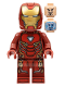 Minifig No: sh0828  Name: Iron Man - Mark 50 Armor, Large Helmet Visor