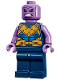 Minifig No: sh0859  Name: Thanos - Dark Blue Legs Plain, Medium Lavender Arms