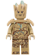 Minifig No: sh0874  Name: Groot, Teen Groot - Dark Tan with Shoulder Armor