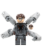 Minifig No: sh0890  Name: Dr. Octopus (Otto Octavius) / Doc Ock - Dark Bluish Gray Outfit, Mechanical Arms