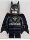 Minifig No: sh0899  Name: Batman - Black Suit, Gold Belt, Cowl with White Eyes, Neutral / Angry with Bared Teeth