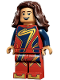 Minifig No: sh0913  Name: Ms. Marvel (Kamala Khan) - Red Suit