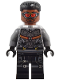 Minifig No: sh0929  Name: Falcon - Dark Bluish Gray and Black Suit, Printed Legs