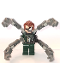 Minifig No: sh0946  Name: Dr. Octopus (Otto Octavius) / Doc Ock - Dark Green Suit Half Venomized, Mechanical Arms