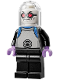 Minifig No: sh0963  Name: Mr. Freeze - Flat Silver and Black Outfit