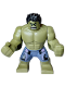 Minifig No: sh0966  Name: Hulk - Giant, Sand Blue Pants with Lavender Panels, Raging