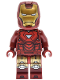 Minifig No: sh1015  Name: Iron Man - Mark 6 Armor, Large Helmet Visor, Light Nougat Head