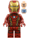 Minifig No: sh1017  Name: Iron Man - Mark 46 Armor, Large Helmet Visor